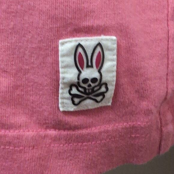 Psycho Bunny pink bunny logo t-shirt sz 3 (sm) - Picture 3 of 9